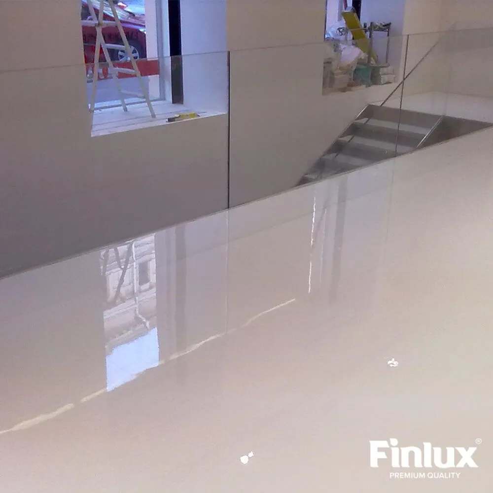 Идеальный ровный эпоксидный пол Finlux F-1240 Gold без запаха, глянцевый