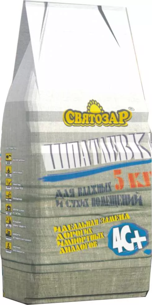 Святозар "4С+" Шпатлевка-штукатурка